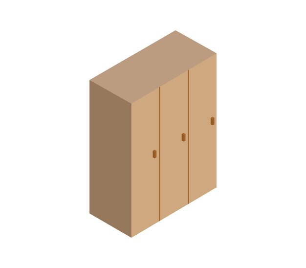 Isometric wardrobe