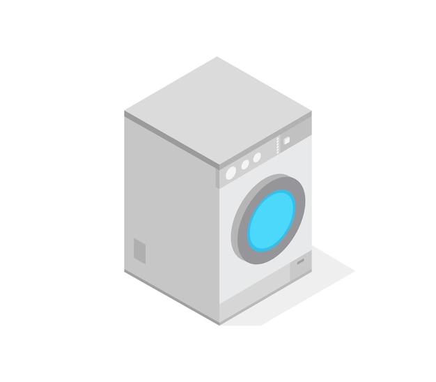 Isometric washing machine