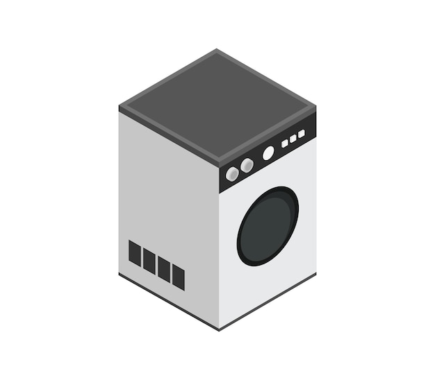 Isometric washing machine