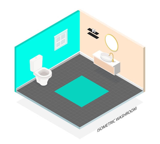 isometric washroom