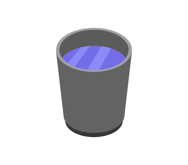 Isometric water bucket