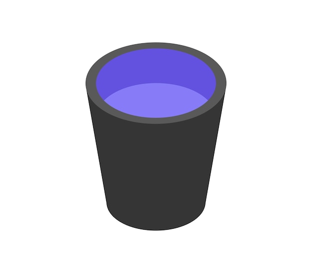 Isometric water bucket