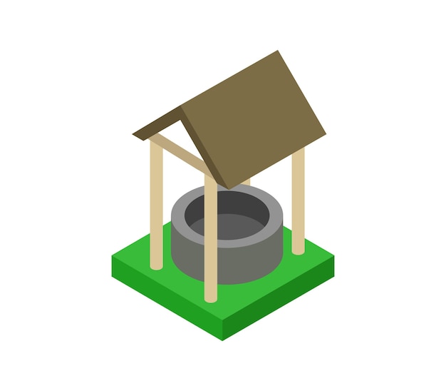 Isometric well