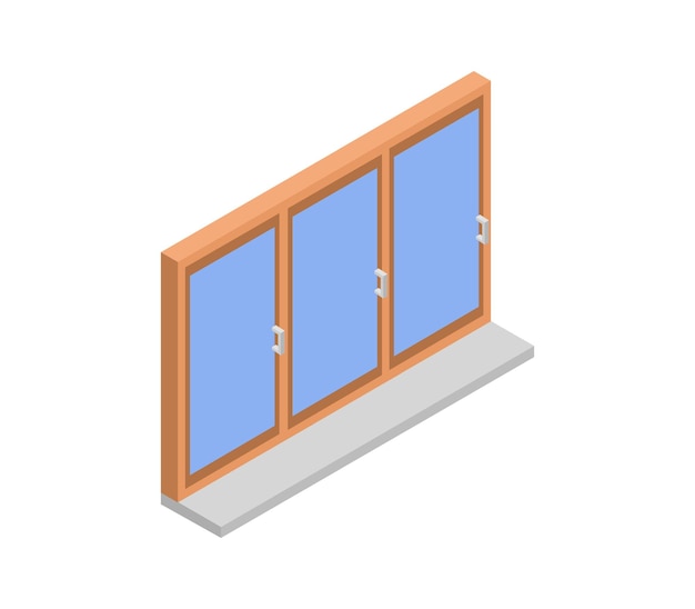 Isometric window