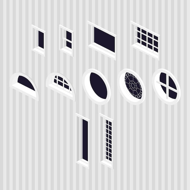 Vector isometric windows