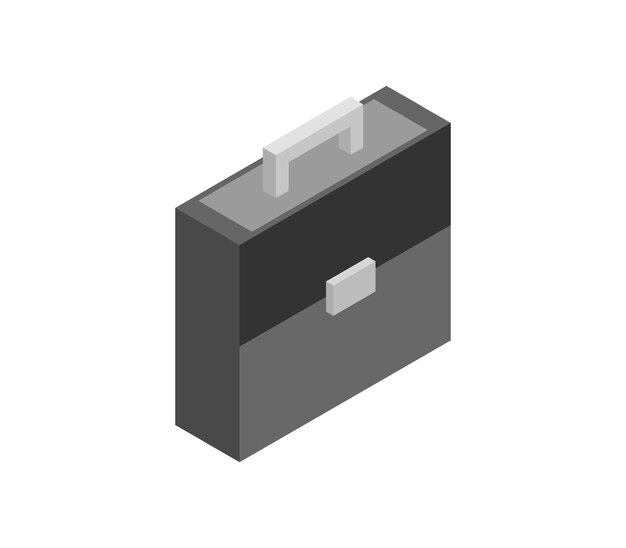 Изометрический рабочий чемодан