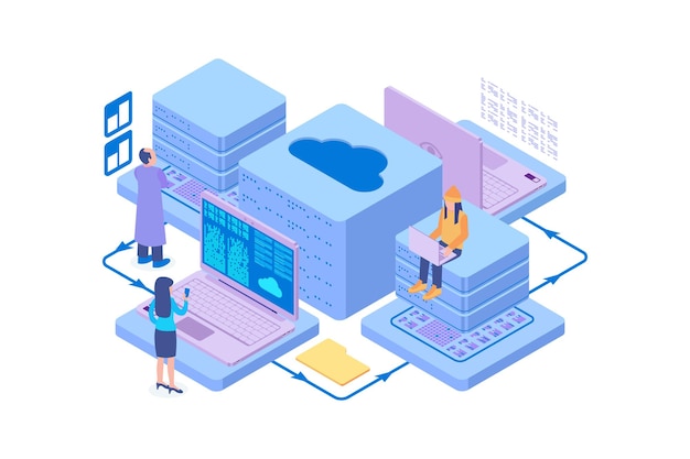 Isometrisch hybride multi-cloudconcept