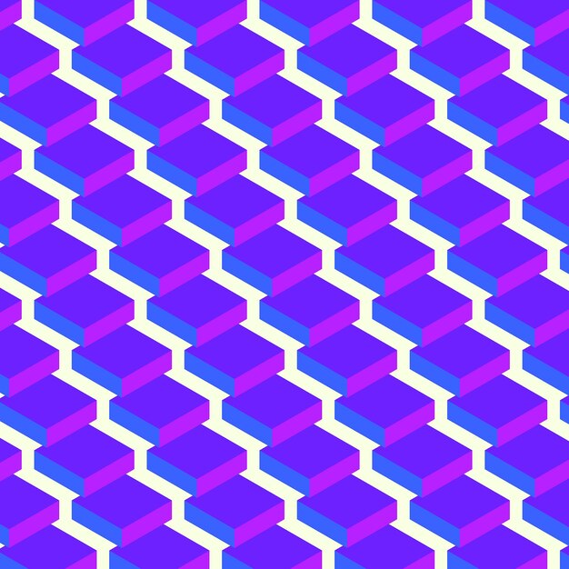 Isometrisch naadloos patroon