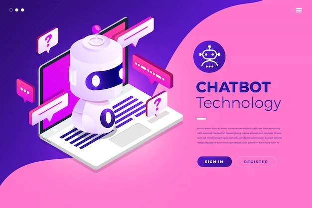 Isometrische chatbot-technologie