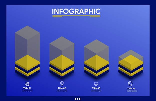 isometrische infographic illustratie