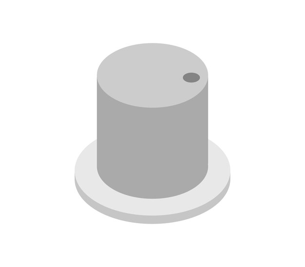 Isometrische knop