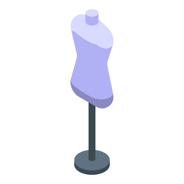 Vector isometrische mannequin voor modeontwerp