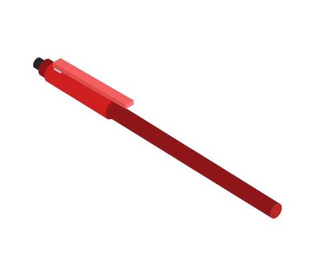 Vector isometrische pen