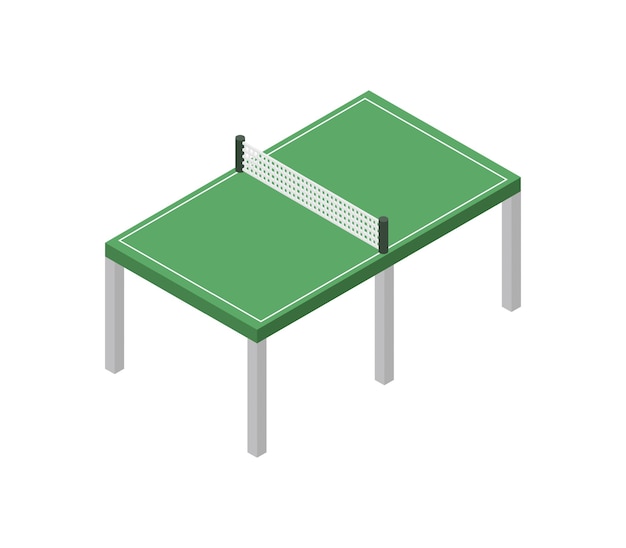 Isometrische tafeltennistafel