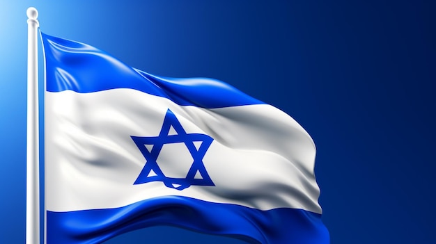 Israel flag vector background