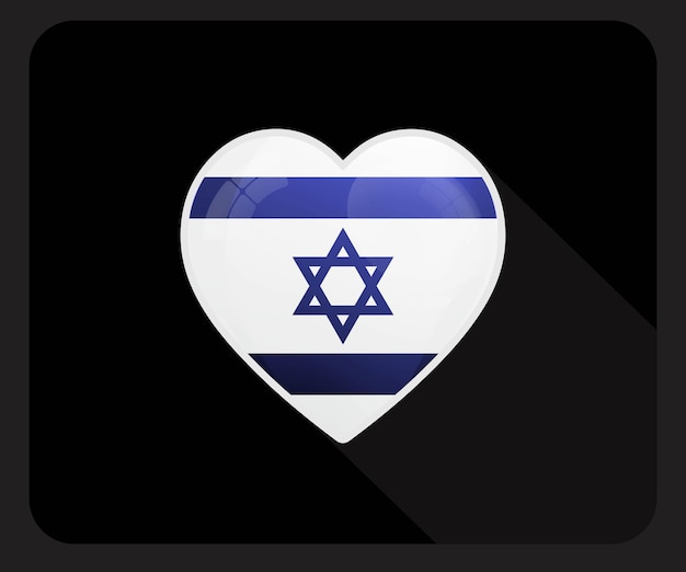 Israel love pride flag icon