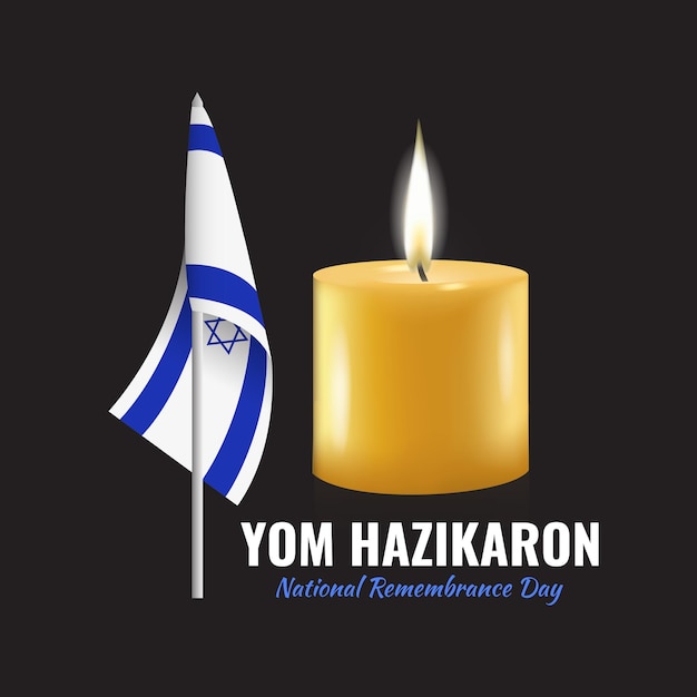 Israël memorial day-banner