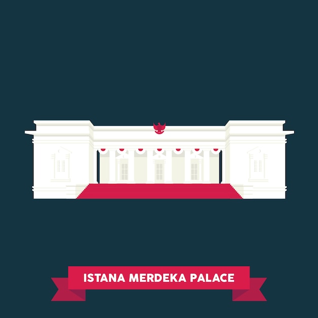 Istana Merdeka Indonesische president Palace Realistic