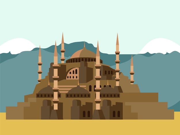 Istanbul Concept Illustratie Stijlvol en mooi