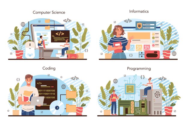 Il concetto di educazione imposta lo studente scrive software e crea codice