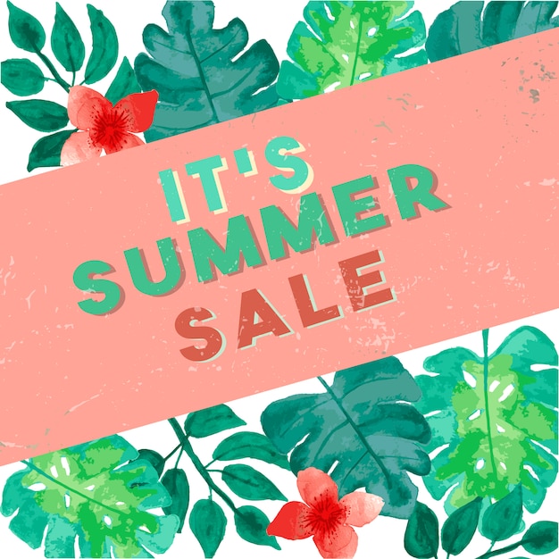 It's summer sale background