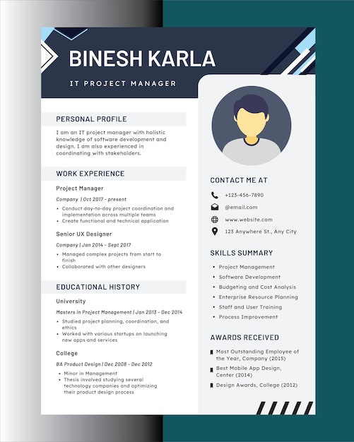 IT technisch CV CV