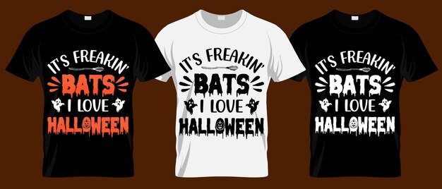 It039s Freakin bats I love Halloween SVG Футболка Страшный Хэллоуин Хэллоуин ведьма шляпа футболка