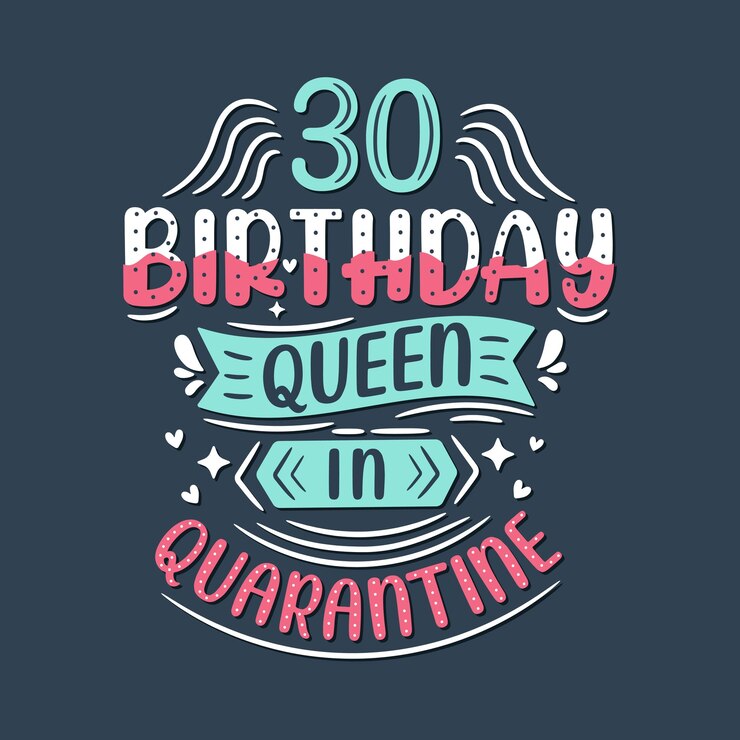 It39s my 30 Quarantine birthday 30 years birthday celebration in Quarantine