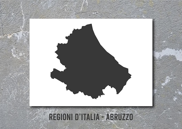 italia regioni abruzzen mappa