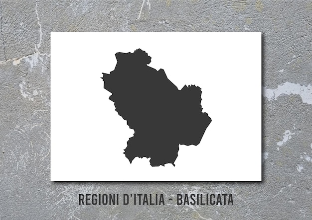 Italia regioni basilicata mappa