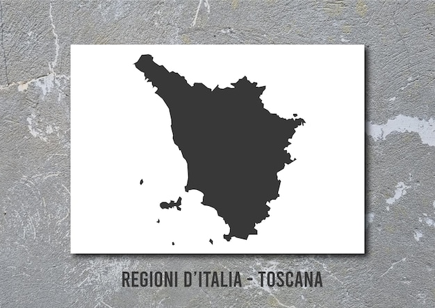 Italia regioni toscana mappa