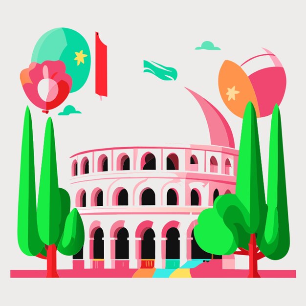 Italia vector illustratie