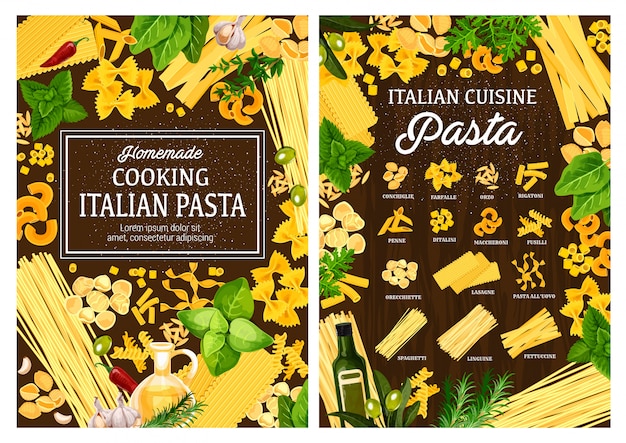 Italiaans pastarestaurant, zelfgemaakt kookrecept