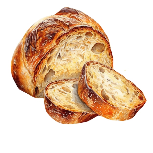итальянский хлеб артезанальный хлеб французский хлеб хлеб чиабатта изолированный