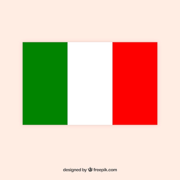 Vector italian flag background