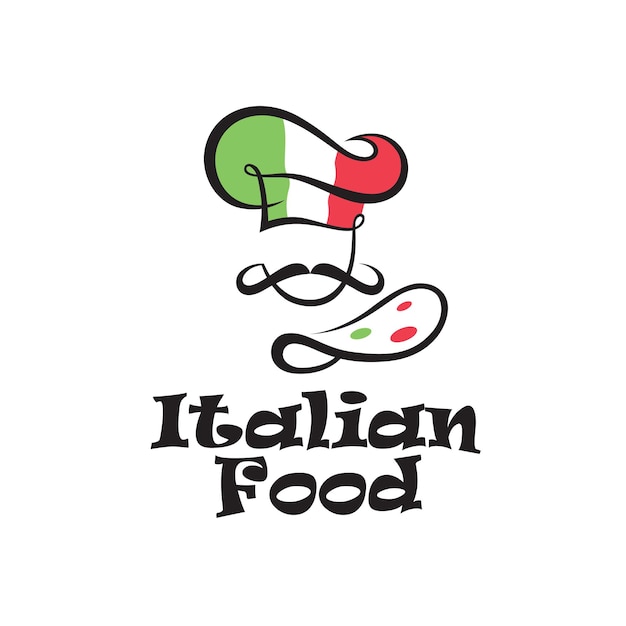 Italian food emblem