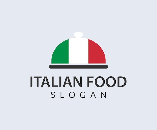 Italian restaurant logo. italian food logo template