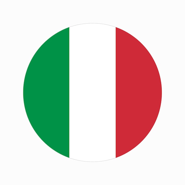 독립 기념일 또는 선거에 대한 이탈리아 국기 간단한 그림