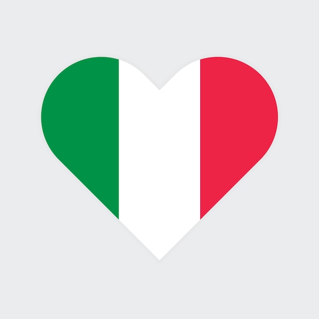 Italy Heart flag