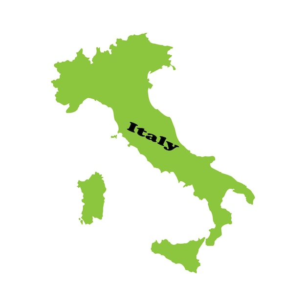 Italy map icon