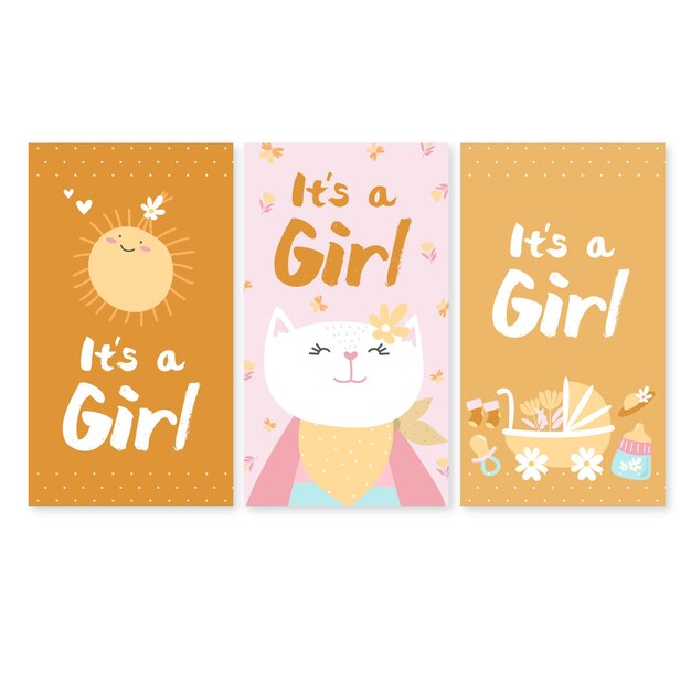 Its a girl cards