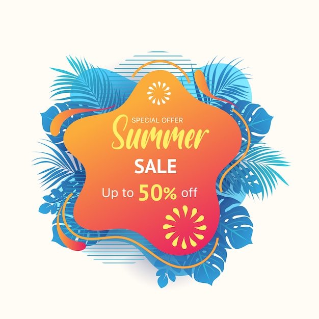 Its summer time banner sale