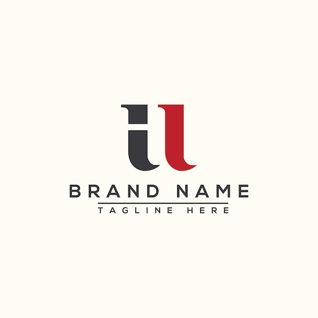 IU Logo Design Template Vector Graphic Branding Element