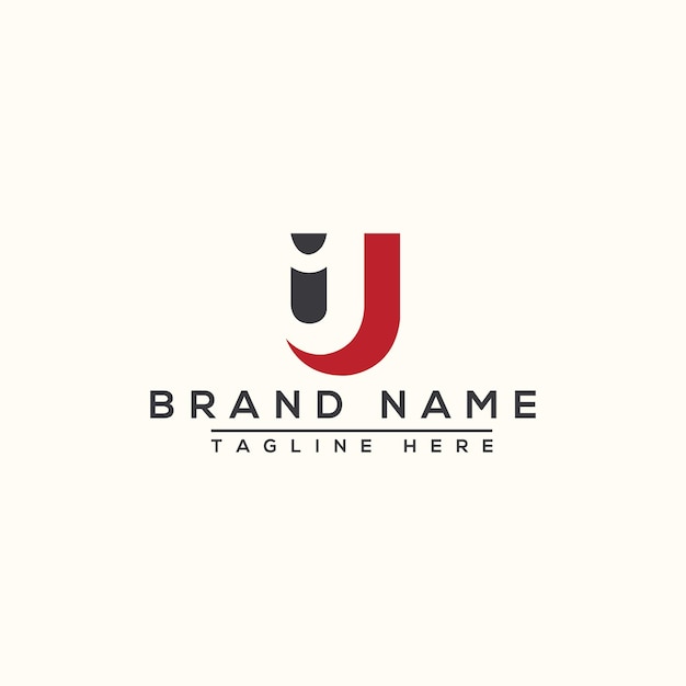 Premium Vector | Iu logo design template vector graphic branding element