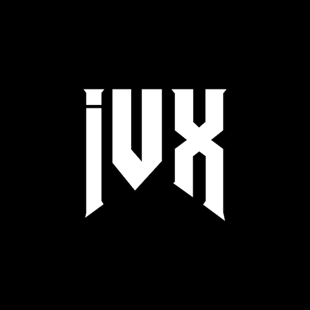 IVX letter logo ontwerp voor technologiebedrijf IVX logo ontwerp zwarte en witte kleurencombinatie IVX logo IVX vector IVX ontwerp IVX icoon IVX alfabet IVX typografie logo ontwerp