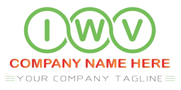 IWV Letter Logo Design