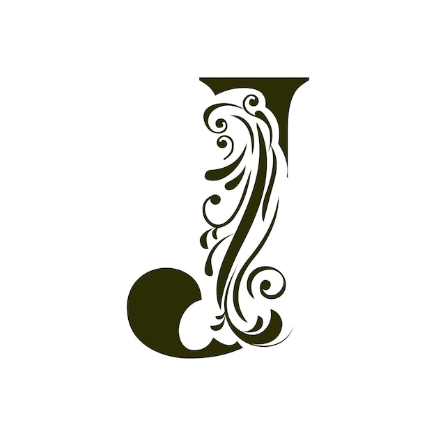 J creatief letter logo ontwerp