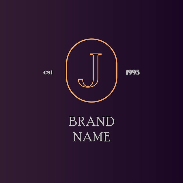 Progettazione del logo j elegance