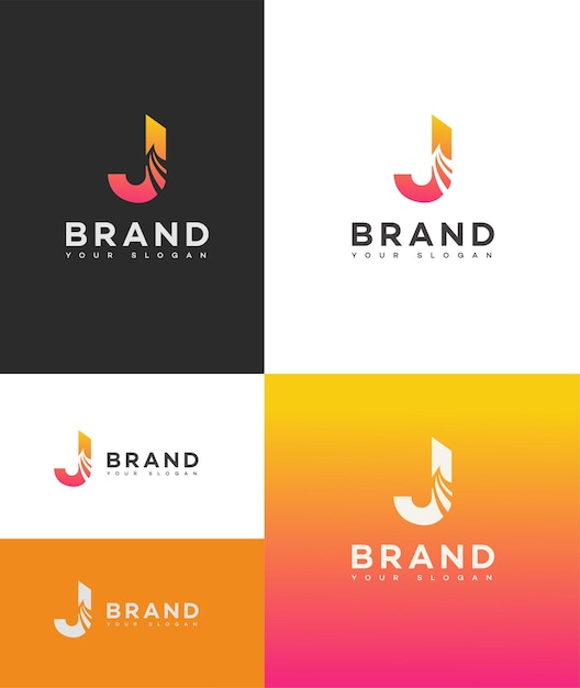 Vector j letter logo icon brand identiteit teken j letter symbol template