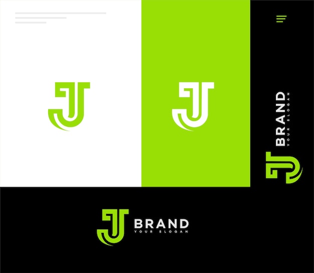 J Letter Logo Icon Brand Identity Sign J Letter Symbol Template